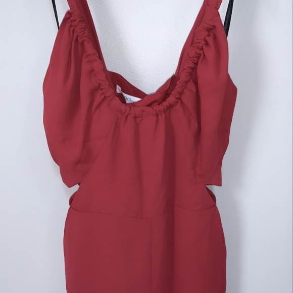 BCBG Cutout Crisscross Back Jumpsuit - Picture 8 of 13